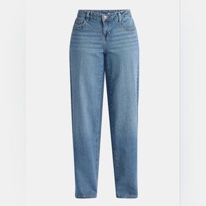 No Boundaries Women's Straight Leg Blue Jeans